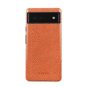 Used Vintage Edition - Orange w/ Spots Google Pixel 6 Case